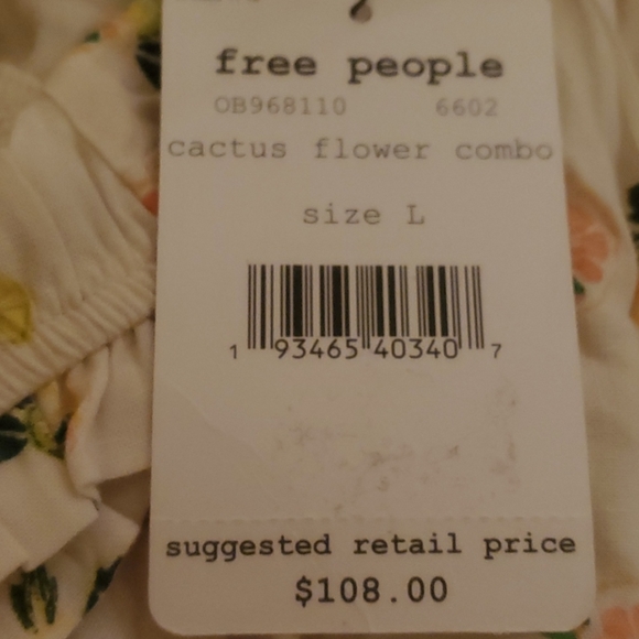 Free People Like A Lady MIni Dress Large NWT - Picture 7 of 7